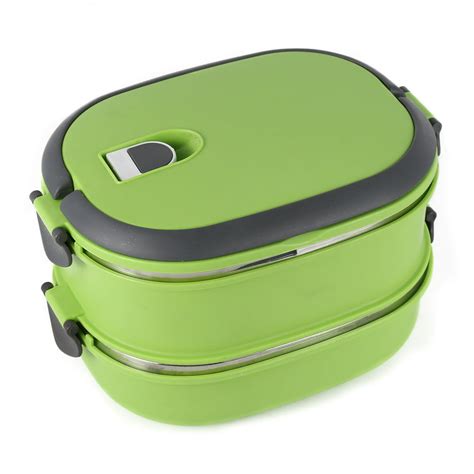 Ospard Stainless Steel Insulated Lunch Box 43 Ounces Green 